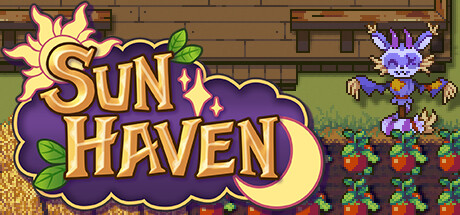 Sun Haven best skills guide hero image with fantasy farm, mining, combat, and fishing routes